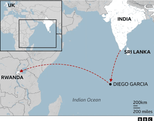 Refugees sent to Rwanda from remote UK island speak to BBC