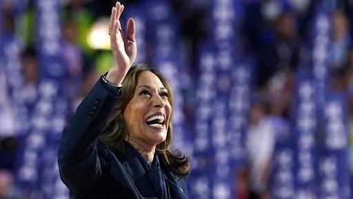 Kamala Harris vows 'new way forward' as she accepts Democratic nomination