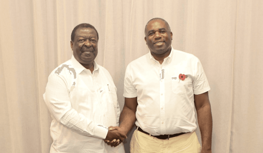 Mudavadi holds talks with UK Secretary of State David Lammy