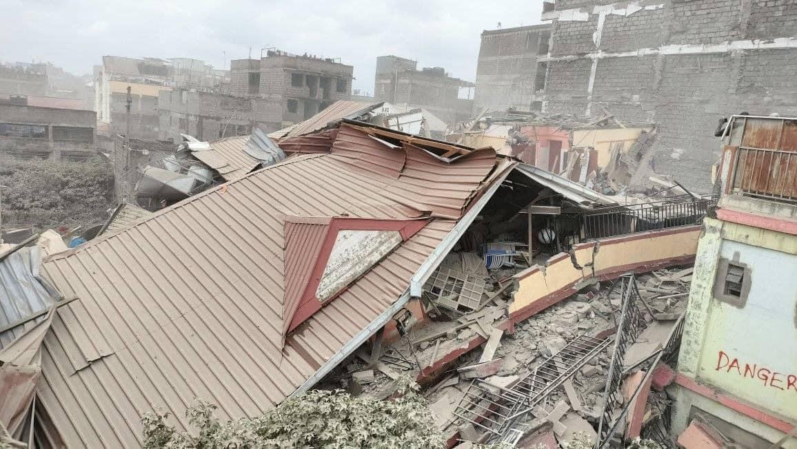 Search on after building collapses in Kahawa West