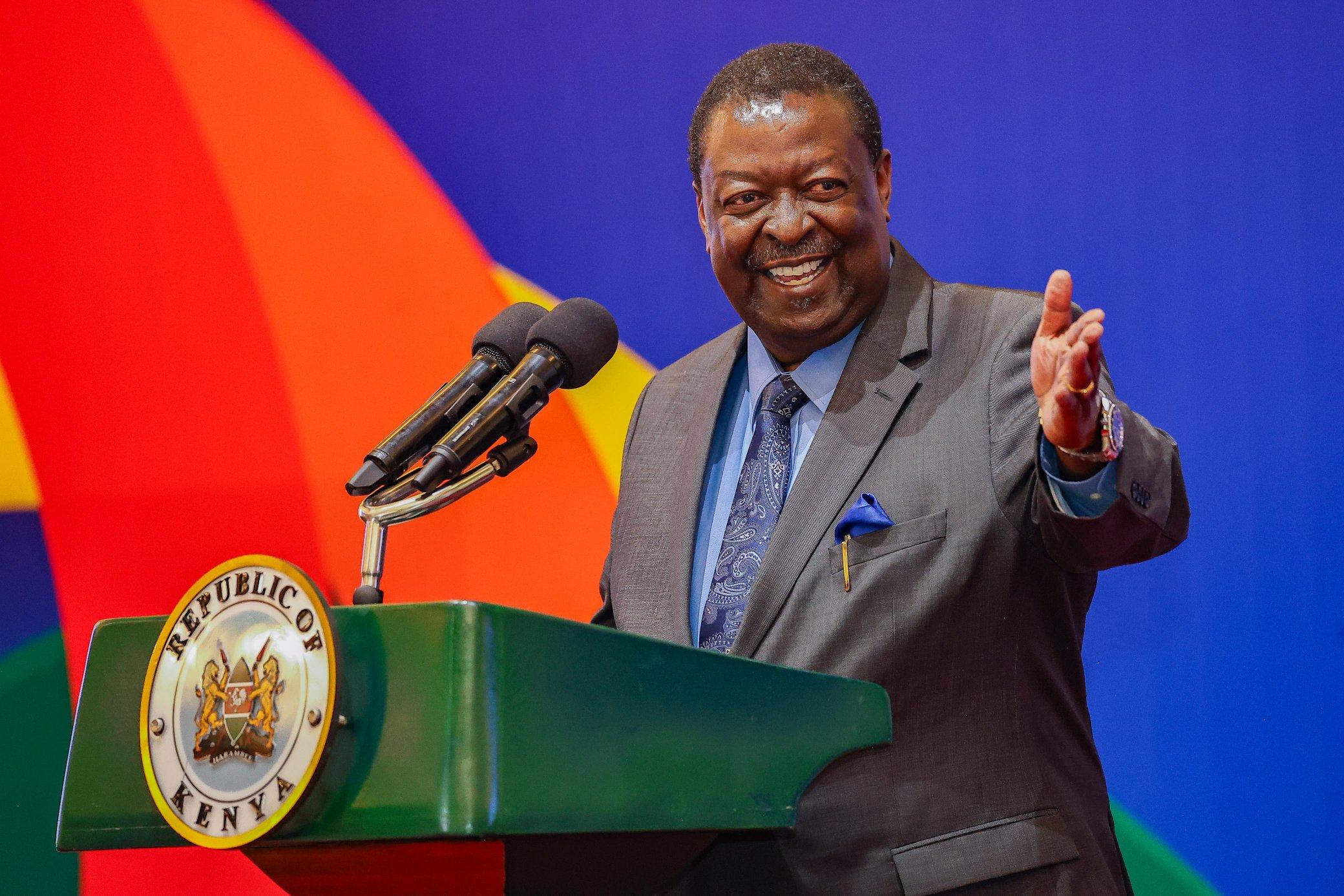 Mudavadi appointed acting CS for Interior