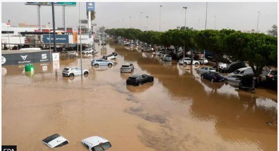 Spain declares national mourning as flood death toll climbs to 72