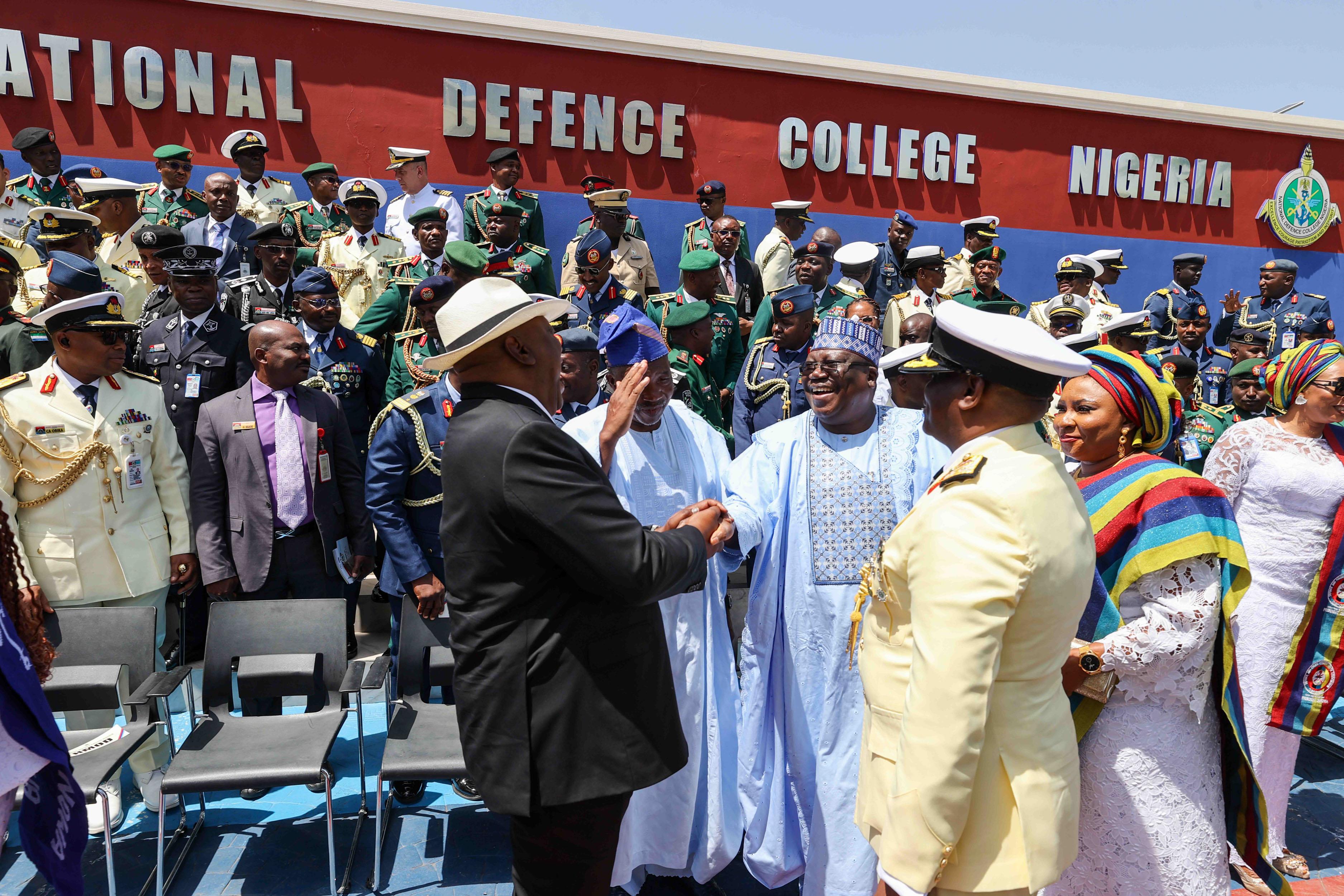 Uhuru addresses high-level military fete in Nigeria