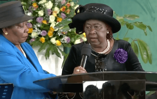 Leaders celebrate Phoebe Asiyo at memorial service