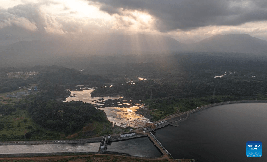 A glimpse of Memve'ele Hydro Station in Cameroon