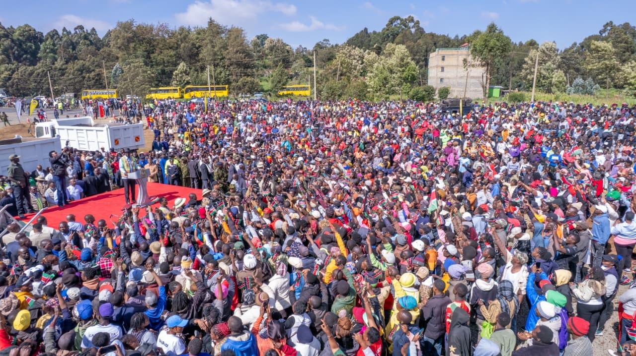 Ruto: Rironi-Mau summit road is about farmers, livelihoods
