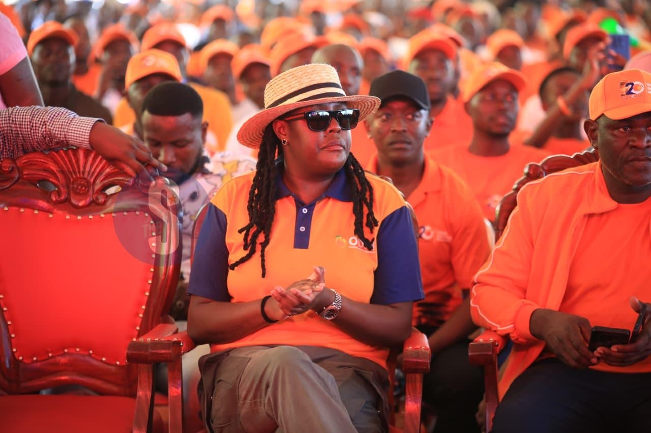 Winnie arrives for ODM@20 celebrations