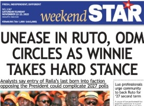 Briefs: Unease in UDA, ODM over Winnie's stance